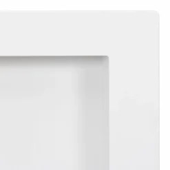 vidaXL Hornacina de ducha 2 compartimentos blanco brillo 41x51x10 cm Best