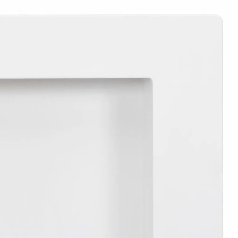 vidaXL Hornacina de ducha 2 compartimentos blanco brillo 41x51x10 cm Best