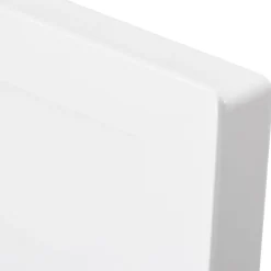 vidaXL Fontanería-Hornacina de ducha 3 compartimentos blanco brillo 41x99x9 cm