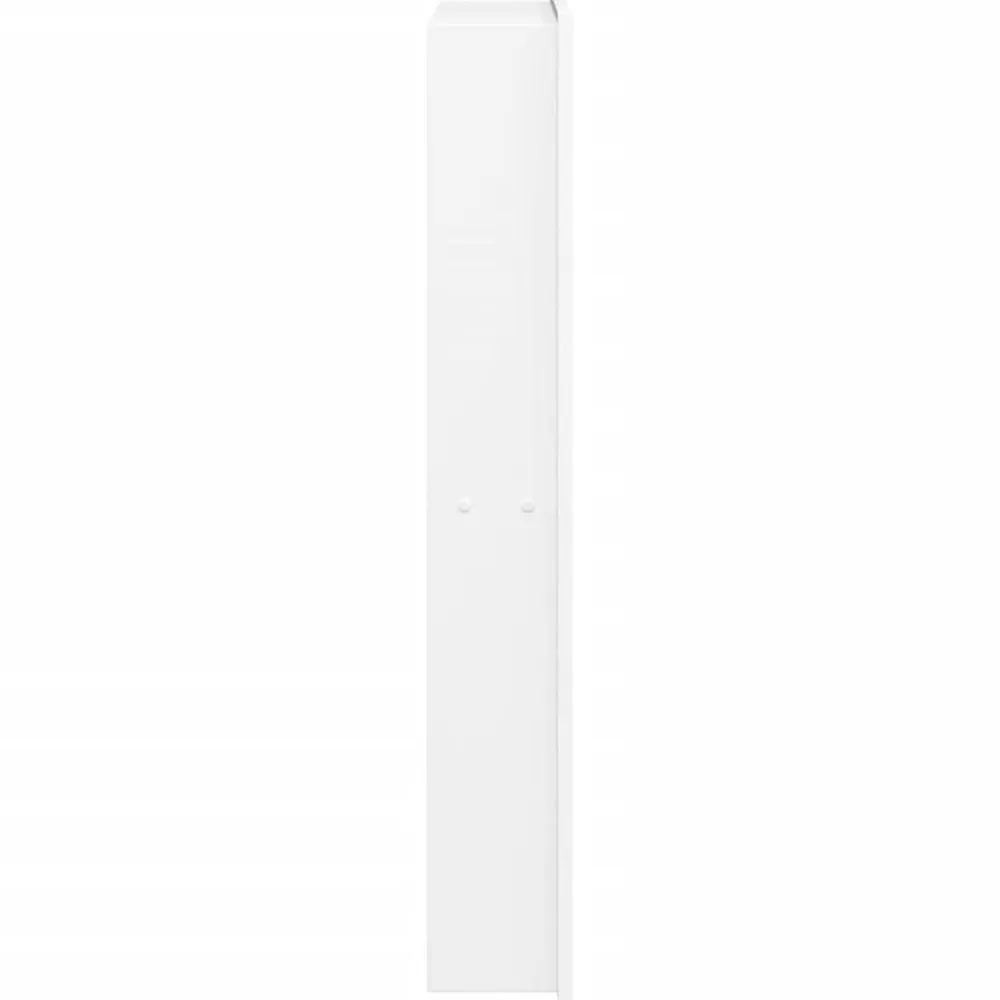 vidaXL Hornacina ducha acero inoxidable blanco mate 32x62x9 cm Sale