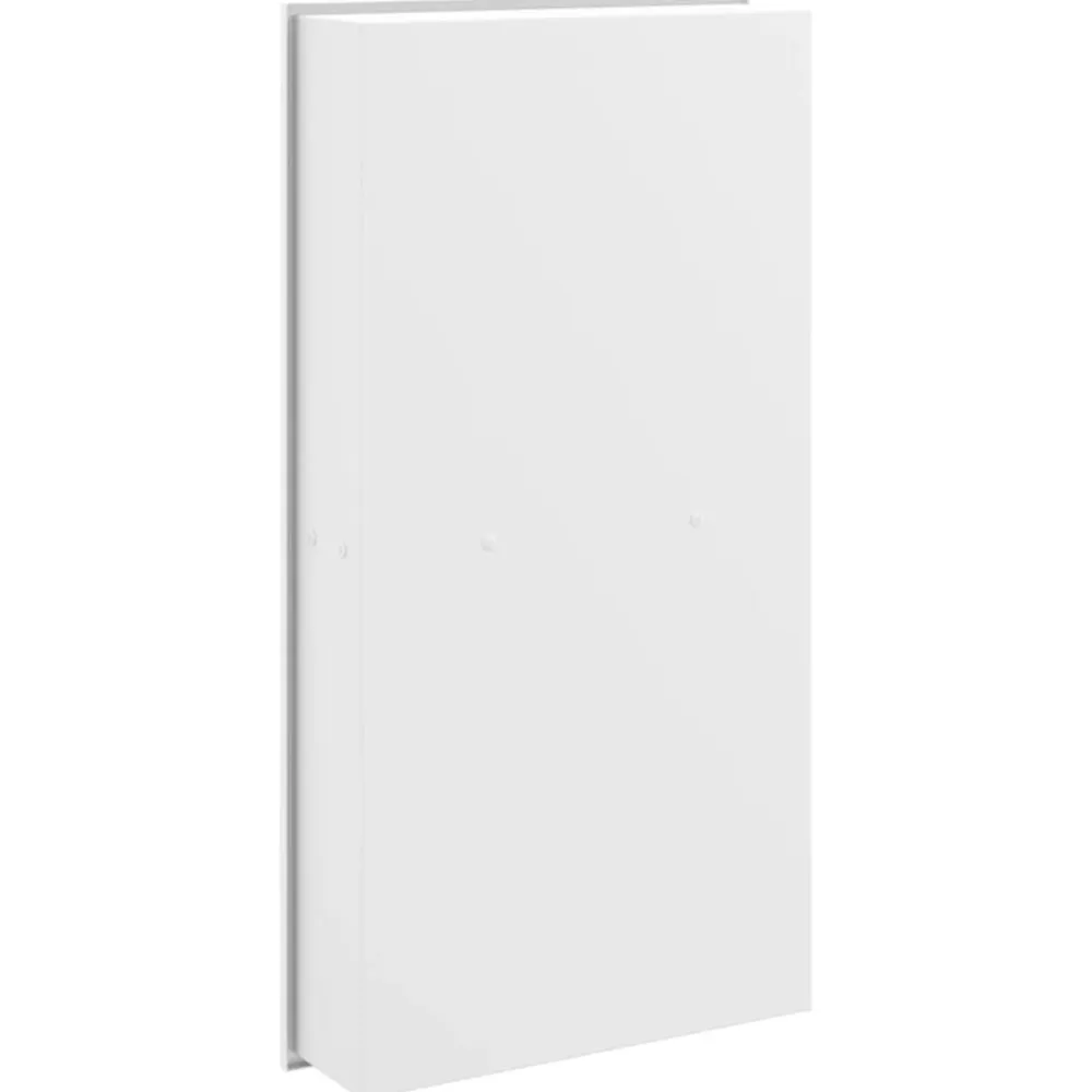 vidaXL Hornacina ducha acero inoxidable blanco mate 32x62x9 cm Sale