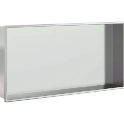 vidaXL Hornacina ducha acero inoxidable plateado cepillado 62x32x9 cm Outlet