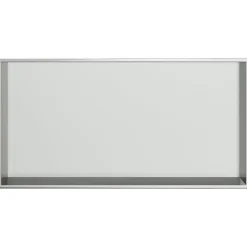 vidaXL Hornacina ducha acero inoxidable plateado cepillado 62x32x9 cm Outlet