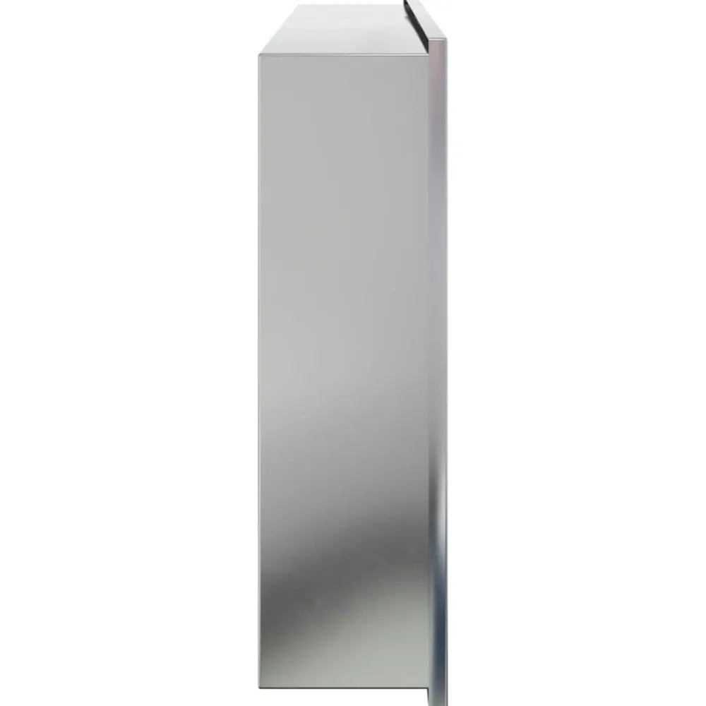 vidaXL Hornacina ducha acero inoxidable plateado cepillado 62x32x9 cm Outlet