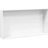 vidaXL Hornacina ducha acero inoxidable blanco mate 62x32x9 cm Discount