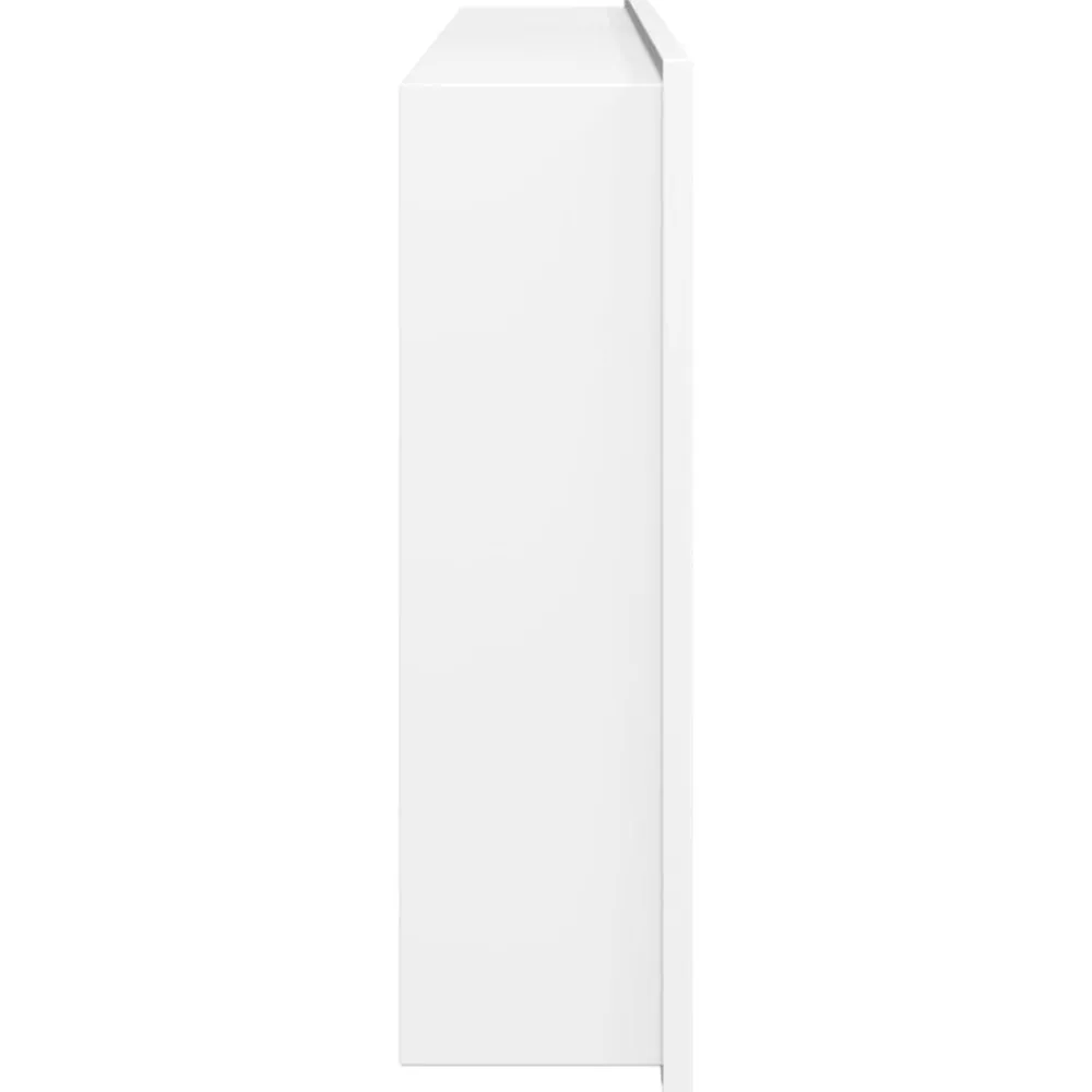 vidaXL Hornacina ducha acero inoxidable blanco mate 62x32x9 cm Discount
