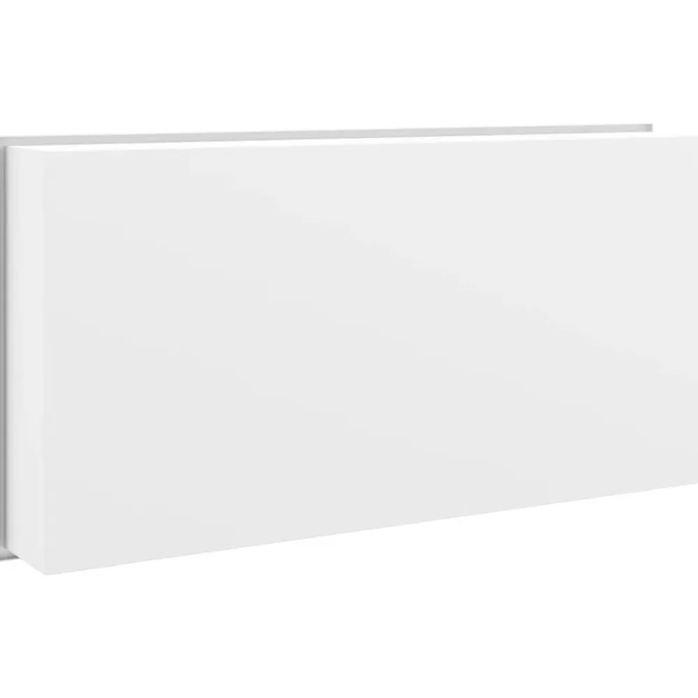 vidaXL Hornacina ducha acero inoxidable blanco mate 62x32x9 cm Discount