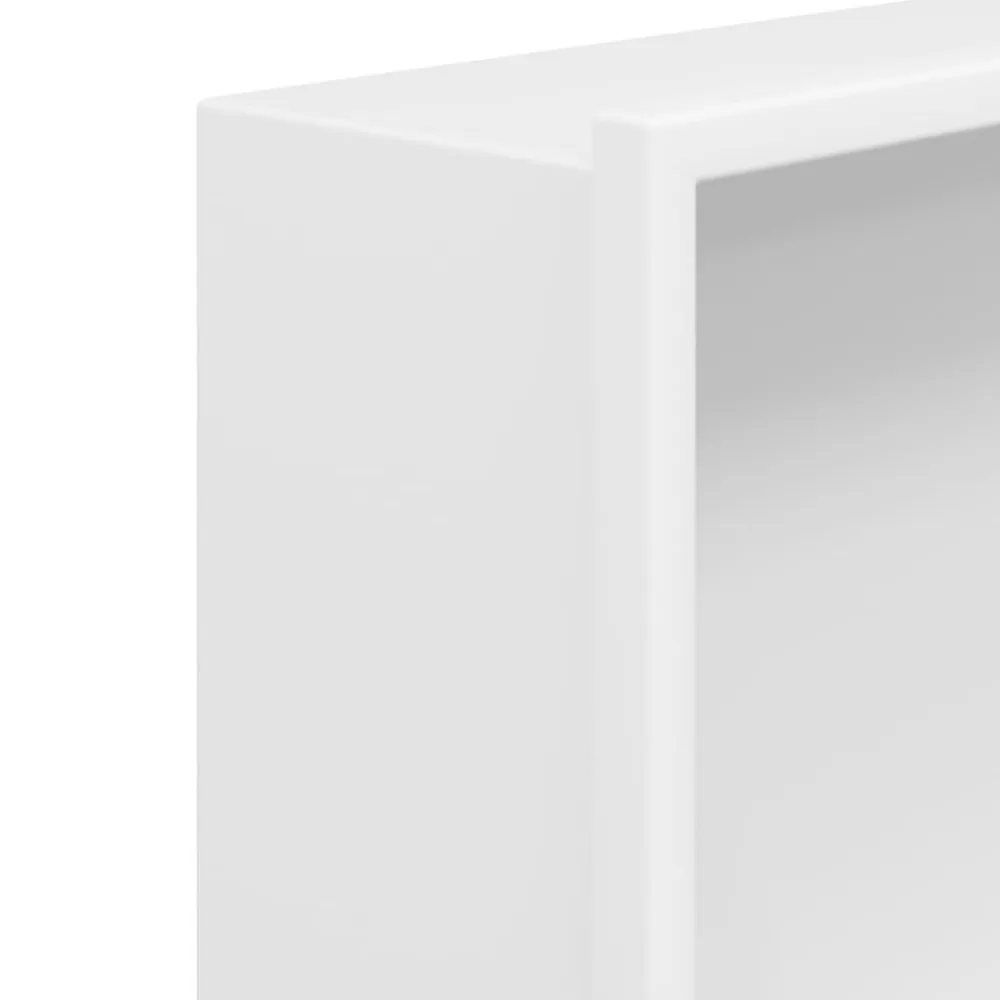 vidaXL Hornacina ducha acero inoxidable blanco mate 62x32x9 cm Discount