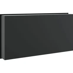 vidaXL Fontanería-Hornacina ducha acero inoxidable negro mate 62x32x9 cm