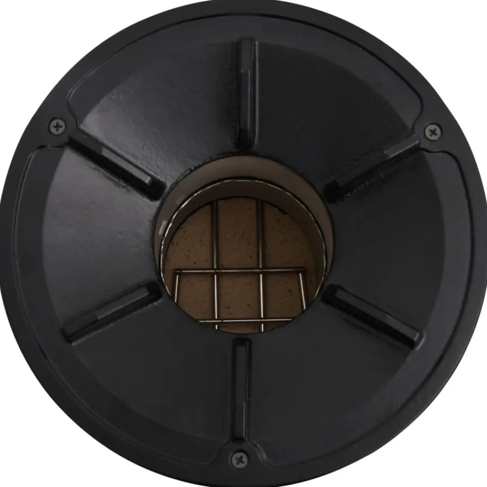 vidaXL Hornillo de leña para camping acero plateado 45x25x26 cm Discount