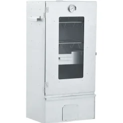 vidaXL Cocina Y Comedor-Horno ahumador barbacoa 1 kg de virutas de madera 44,5x29x83 cm