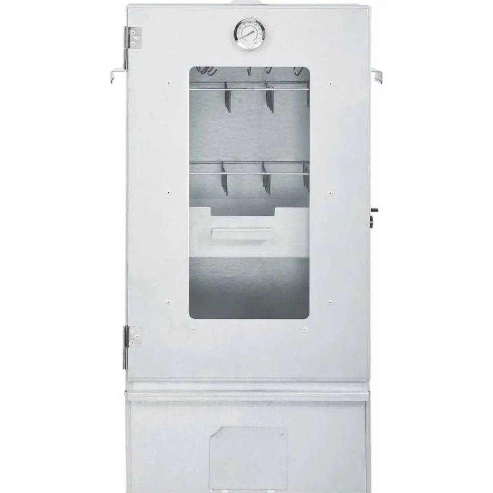vidaXL Cocina Y Comedor-Horno ahumador barbacoa 1 kg de virutas de madera 44,5x29x83 cm