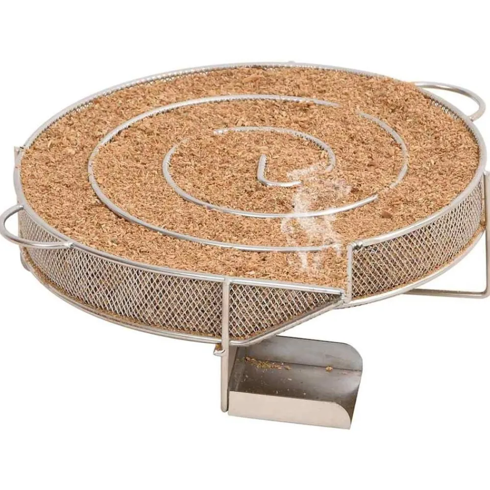 vidaXL Cocina Y Comedor-Horno ahumador de BBQ con generador humo frío acero galvanizado