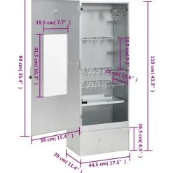 vidaXL Cocina Y Comedor-Horno ahumador de BBQ con generador humo frío acero galvanizado