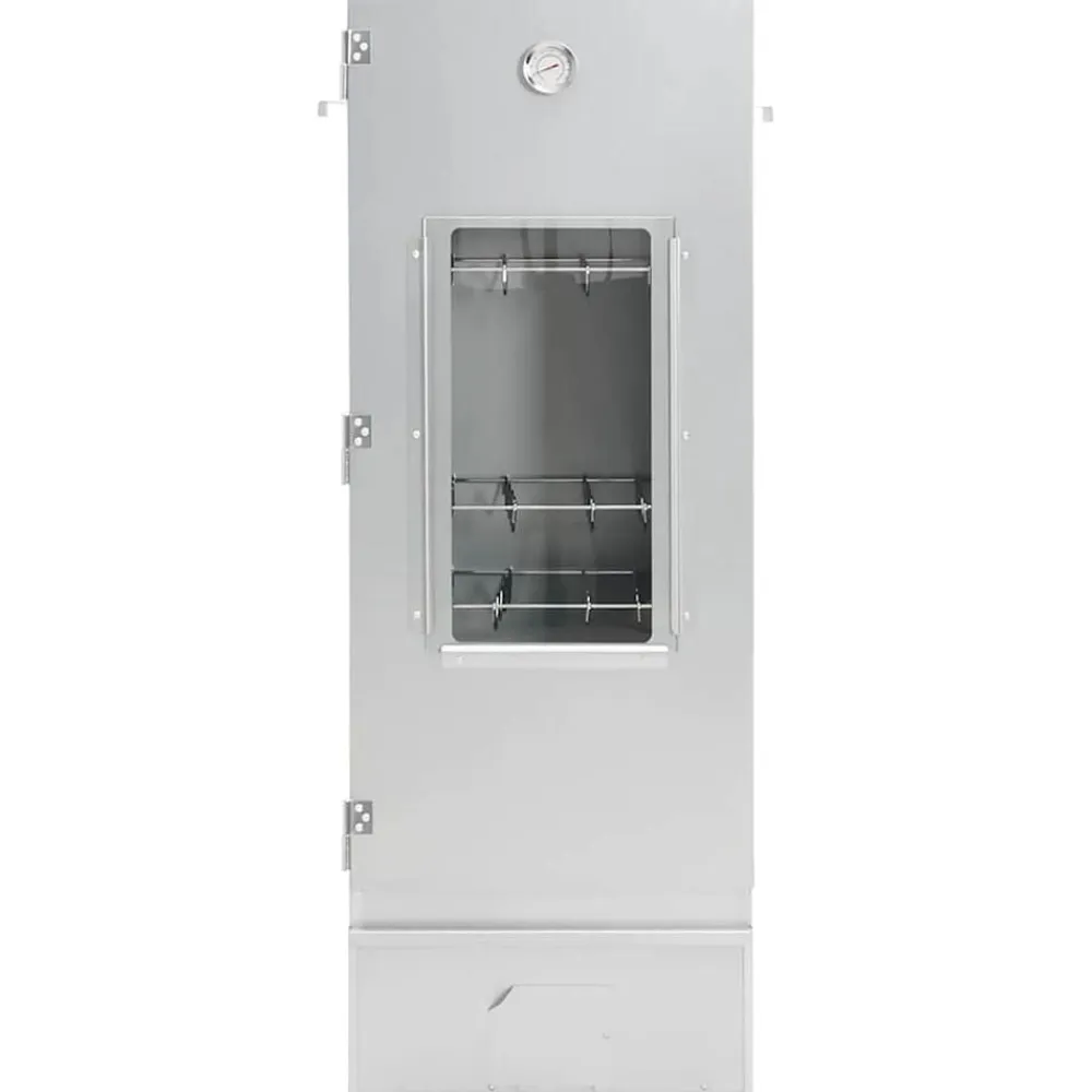 vidaXL Cocina Y Comedor-Horno ahumador de BBQ con generador humo frío acero galvanizado