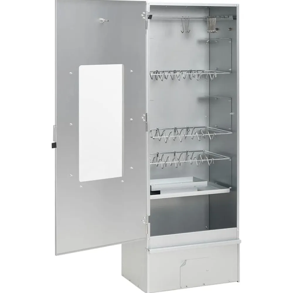 vidaXL Cocina Y Comedor-Horno ahumador de BBQ con generador humo frío acero galvanizado
