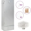 vidaXL Horno ahumador de BBQ con generador humo frío acero galvanizado Best