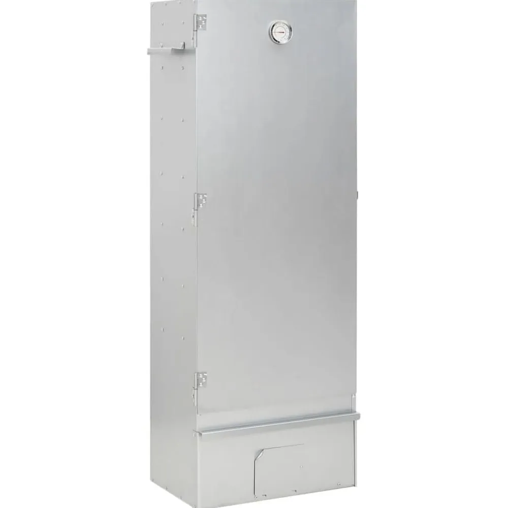 vidaXL Horno ahumador de BBQ con generador humo frío acero galvanizado Best