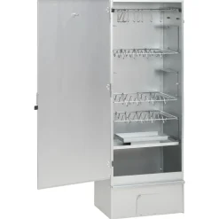 vidaXL Horno ahumador de BBQ con generador humo frío acero galvanizado Best