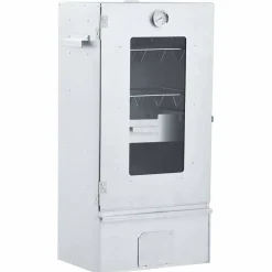 vidaXL Horno ahumador de BBQ con generador humo frío acero galvanizado Online