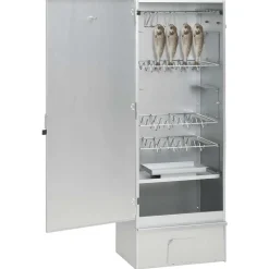 vidaXL Cocina Y Comedor-Horno ahumador de BBQ con generador humo frío acero galvanizado