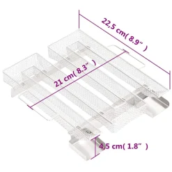 vidaXL Cocina Y Comedor-Horno ahumador de BBQ con generador humo frío acero galvanizado