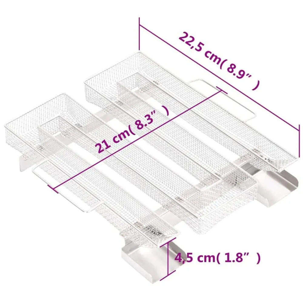 vidaXL Cocina Y Comedor-Horno ahumador de BBQ con generador humo frío acero galvanizado