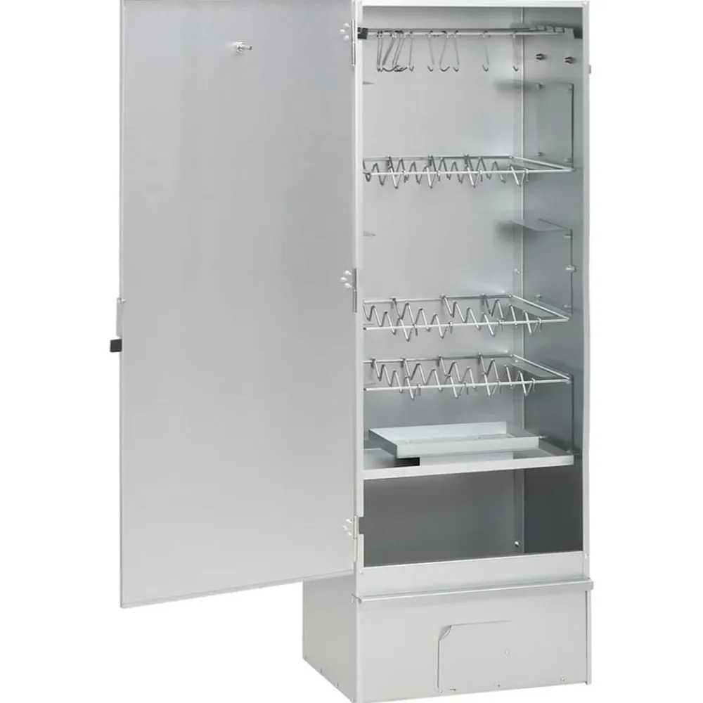 vidaXL Cocina Y Comedor-Horno ahumador de BBQ con generador humo frío acero galvanizado
