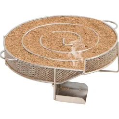 vidaXL Horno ahumador de BBQ con generador humo frío acero galvanizado
