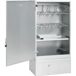 vidaXL Horno ahumador de BBQ con generador humo frío acero galvanizado
