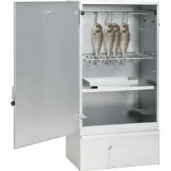 vidaXL Cocina Y Comedor-Horno ahumador de BBQ con generador humo frío acero galvanizado