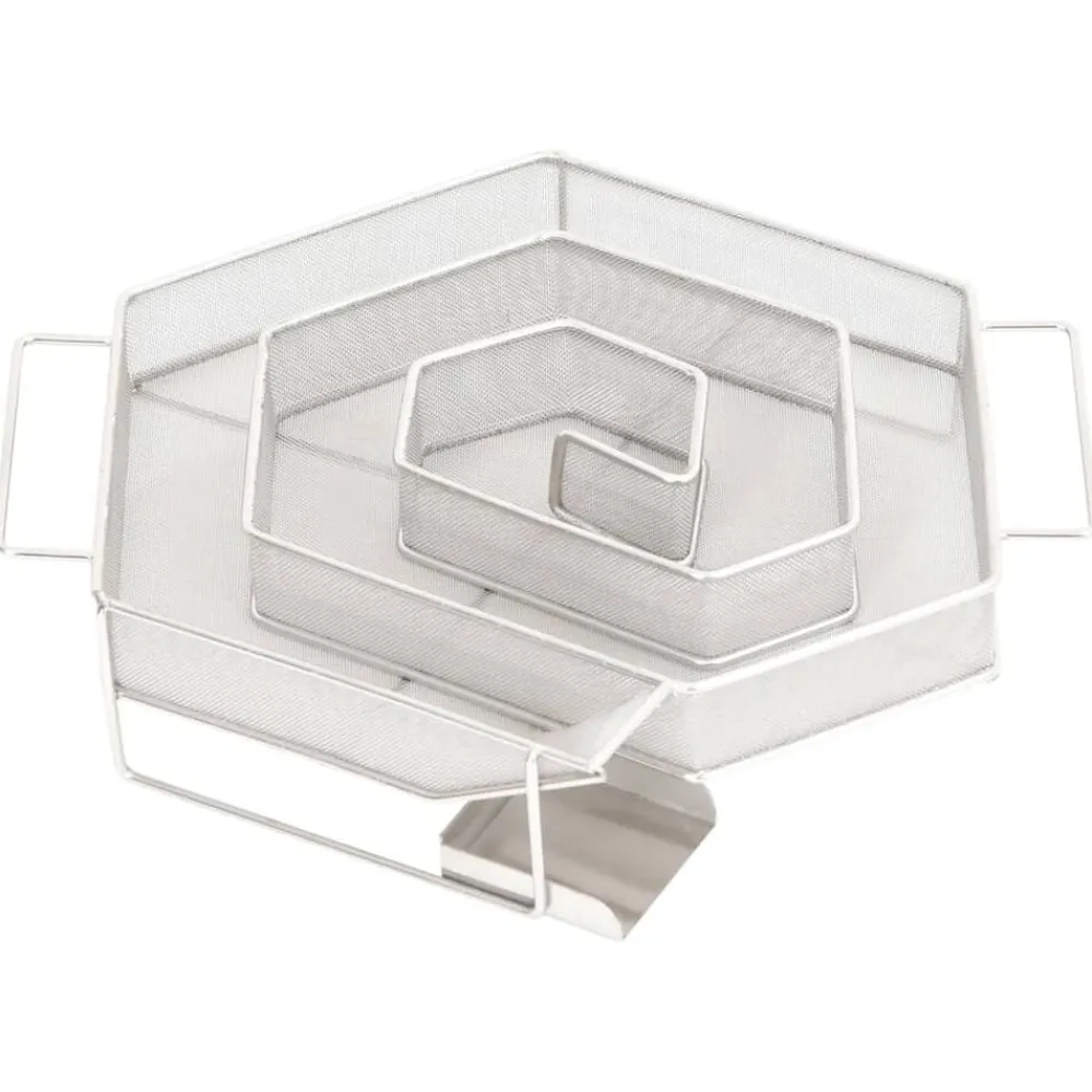 vidaXL Cocina Y Comedor-Horno ahumador de BBQ con generador humo frío acero galvanizado