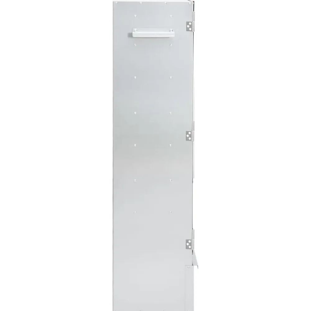 vidaXL Horno ahumador de BBQ con generador humo frío acero galvanizado New