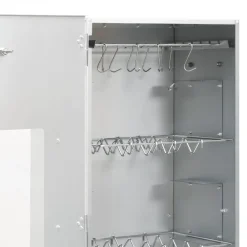 vidaXL Horno ahumador de BBQ con generador humo frío acero galvanizado New