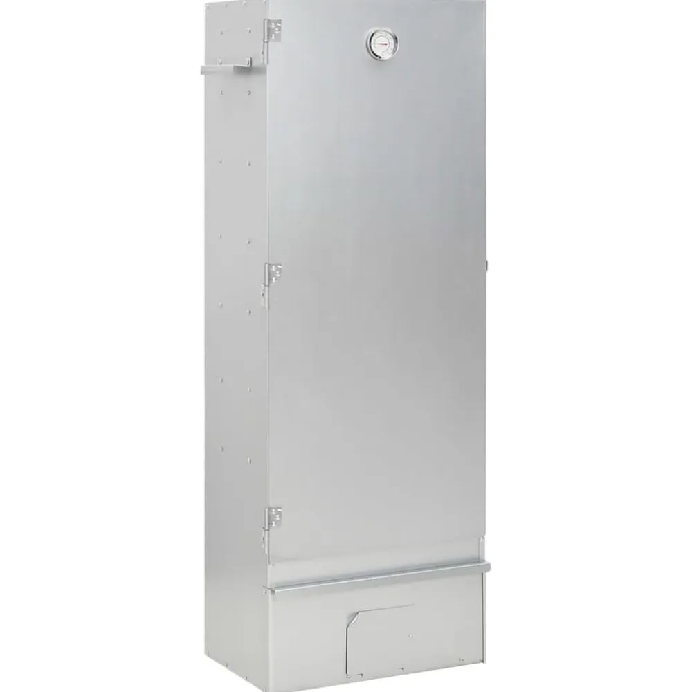 vidaXL Horno ahumador de BBQ con generador humo frío acero galvanizado Best