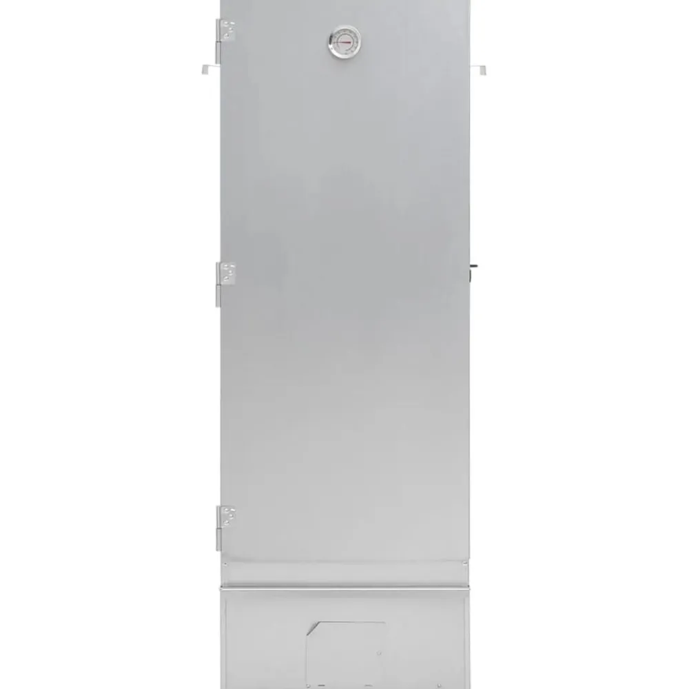 vidaXL Horno ahumador de BBQ con generador humo frío acero galvanizado Best