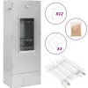 vidaXL Cocina Y Comedor-Horno ahumador de BBQ con generador humo frío acero galvanizado
