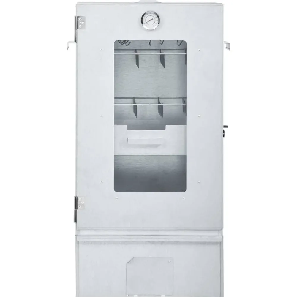 vidaXL Cocina Y Comedor-Horno ahumador de BBQ con generador humo frío acero galvanizado