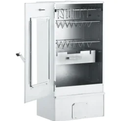 vidaXL Cocina Y Comedor-Horno ahumador de BBQ con generador humo frío acero galvanizado