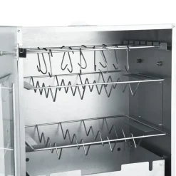 vidaXL Cocina Y Comedor-Horno ahumador de BBQ con generador humo frío acero galvanizado