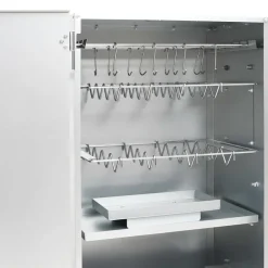 vidaXL Horno ahumador de BBQ con generador humo frío acero galvanizado