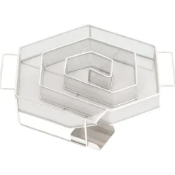 vidaXL Horno ahumador de BBQ con generador humo frío acero galvanizado Online