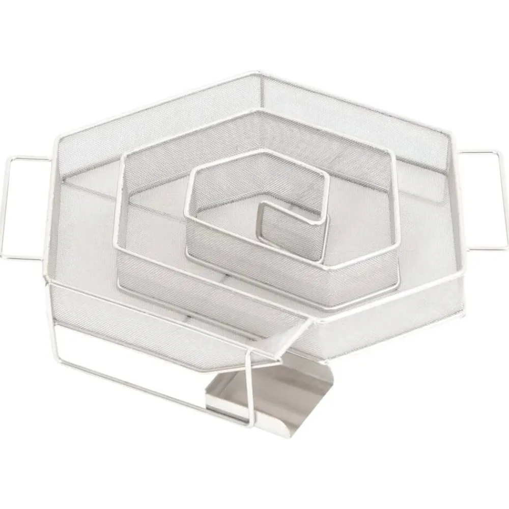 vidaXL Horno ahumador de BBQ con generador humo frío acero galvanizado Online