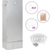 vidaXL Horno ahumador de BBQ con generador humo frío acero galvanizado Online