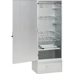 vidaXL Horno ahumador de BBQ con generador humo frío acero galvanizado Online