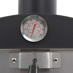 vidaXL Horno de pizza exterior carbón de arcilla refractaria Discount