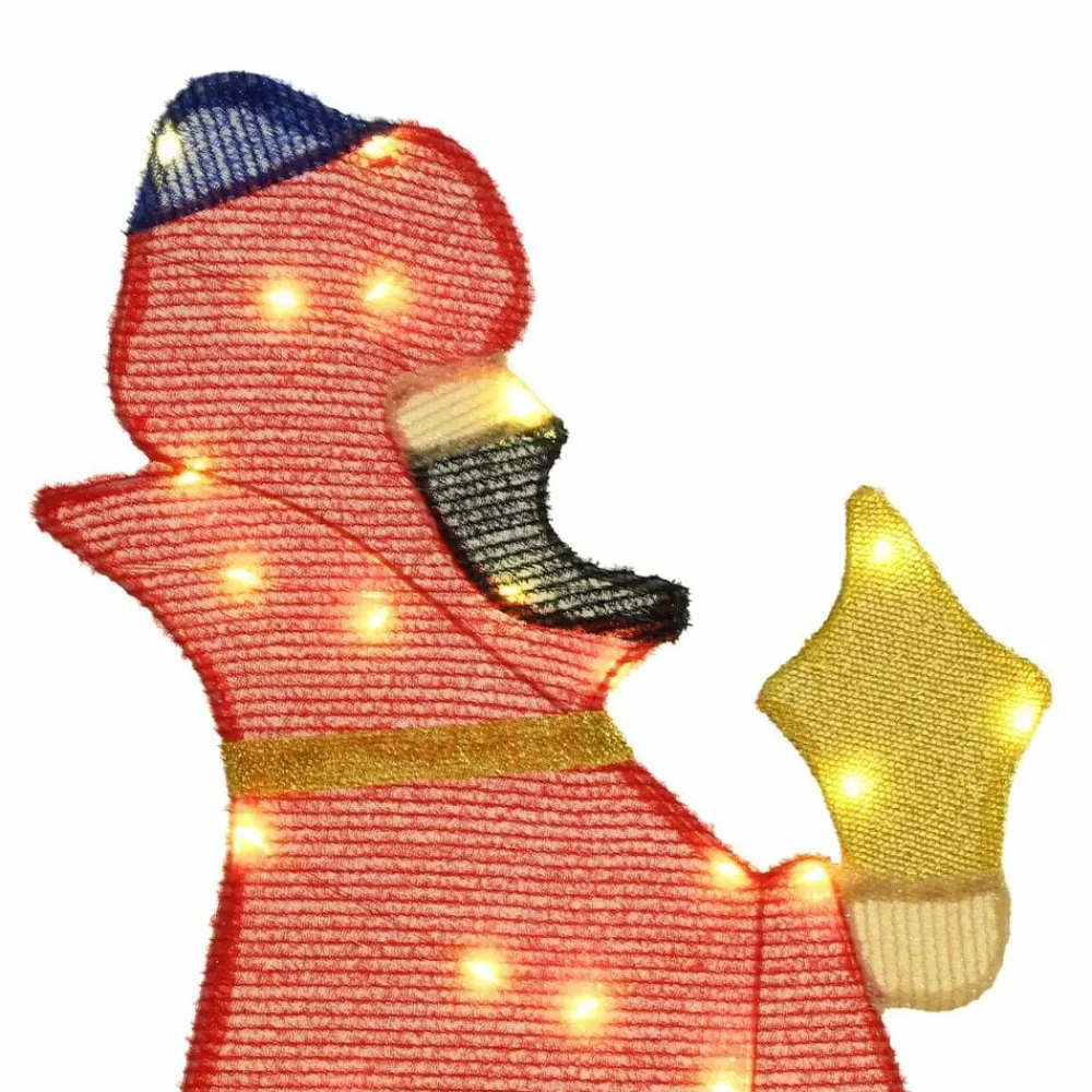 vidaXL Iluminación navideña de los 3 Reyes Magos 3 pcs Cálido 105 cm New