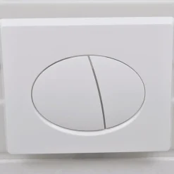 vidaXL Fontanería-Inodoro de pared con cisterna oculta cerámica