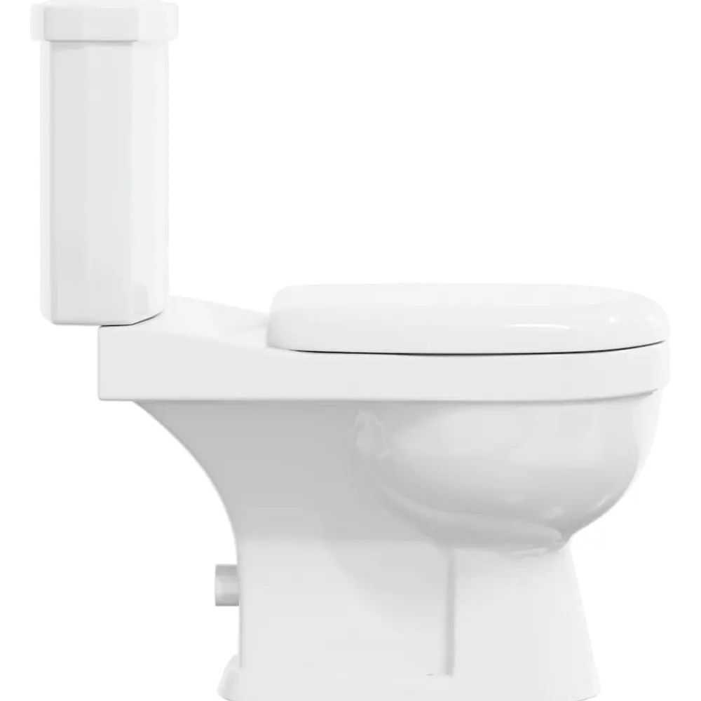 vidaXL Fontanería-Inodoro WC con cisterna