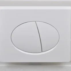 vidaXL Fontanería-Inodoro WC de pared sin bordes cisterna oculta cerámica